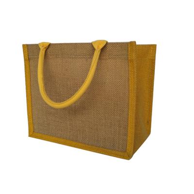 Chine Réutilisable aucun sac à provisions du jute 380gsm de l'impression 30x12x30cm à vendre