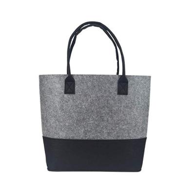 China Klantenpolyester 2mm 35x30x15cm 300gsm Gevoeld Tote Bag Te koop