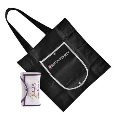 China Lazo 120gsm Tote Bags no tejido de CMYK los 37x10x37cm en venta