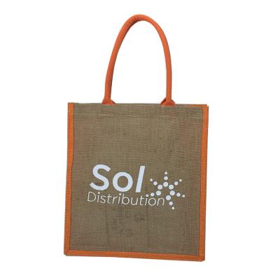 China 380gsm arpillera Tote Bag en venta