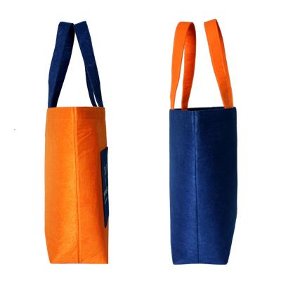 China Winkelende 35x39.5cm Gele 30x40x10cm voelden Tote Bag Te koop