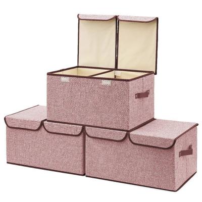 China 35L 45x20x30cm 10KG 120gsm Foldable Fabric Box for sale