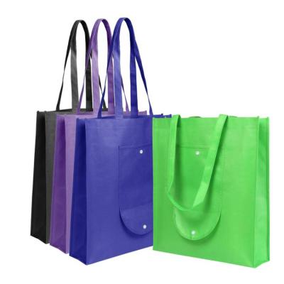 Cina 80gsm borsa non tessuta pieghevole stampata di TNT 35x12x40cm in vendita