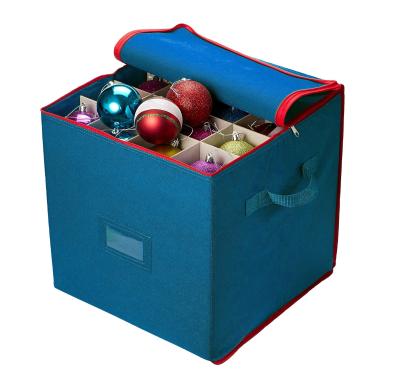 China Christmas 3L 30.5x30.5x30.5cm Foldable Fabric Box for sale