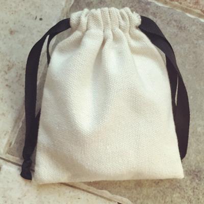 China Eco Friendly Reusable White 100% Organic Cotton Rope Handle Express Delivery Small Drawstring Bag With Printed Logo for sale