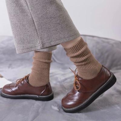 China Breathable Women Winter Rib And Cable Sweater Merino Wool Socks for sale