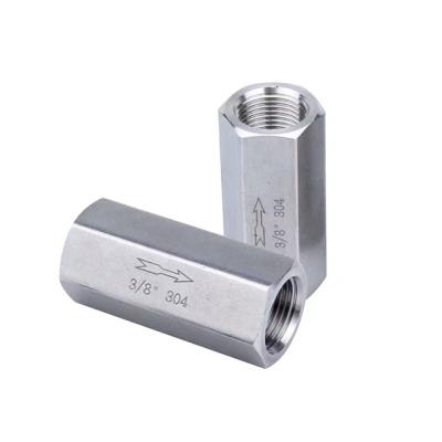 China Pipe Lines Plug 304 316 Stainless Steel Pipe Fittings Water Pipe Connector Inside Straight Thread for sale