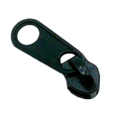 China Manufacturer Sale Zipper Slider Puller Zip Head Black & Plastic Zipper for sale