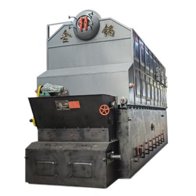 China CustomizationSZL series horizontal high-quality double-drum chain grate coal-fired boiler (biomass boiler) for sale