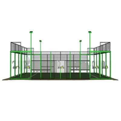 China Factory Supplier New Brand New Brand Padel Tennis Court ECO Flexible Wear Resistant TENNIS COURT FRAME for sale