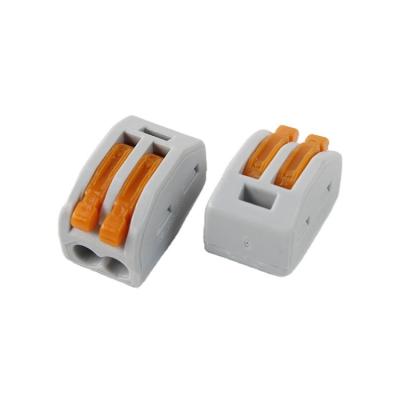 China KV222-412 Pin Connectors Nylon Quick Connector 2 Terminal Block For Connecting Wires for sale