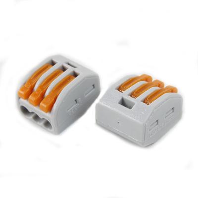 China New Arrived Nylon 3 Pin Electrical Terminal Block Connector KV222-413 Connectors For Connecting Wires for sale