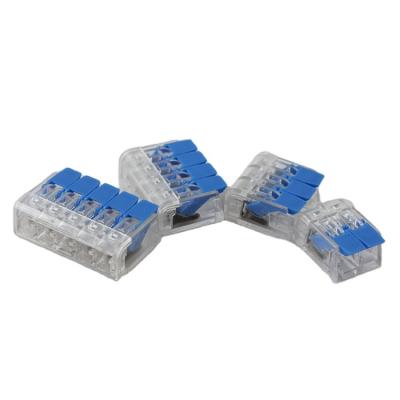 China JESIRO KV221-415 Nylon Electrical Connectors 5 Pin Connector Electrical Blue Wire Connector For Light for sale