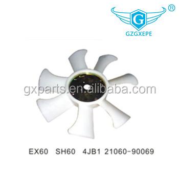 China High Quality Construction Machinery Engine 4JB1 EX60 SH60 21060-90069 7Y Fan Cooling, Fan Sheet, Fan Blade For Excavator Factory Price China Suppliers for sale