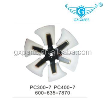 China High Quality Engine PC300-7 PC400-7 600-635-7870 Fan 6Y Construction Cooling Machinery, Fan Sheet, Fan Blade For Excavator Factory Price China Suppliers for sale