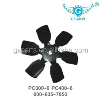 China Construction High Quality Machinery Engine 6D125 PC300-6 PC400-6 600-635-7850 Fan Cooling, Fan Sheet, Fan Blade For Excavator Factory Price China Suppliers for sale