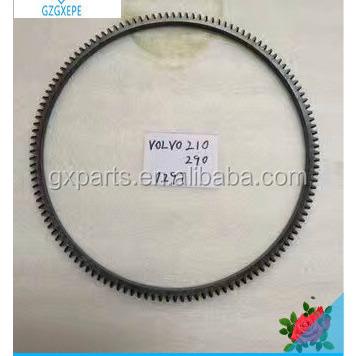 China Engineering High Quality Diesel Engine Machinery Engine VOLVO EC210/290 Flywheel Gear Ring 129T For Excavator for sale