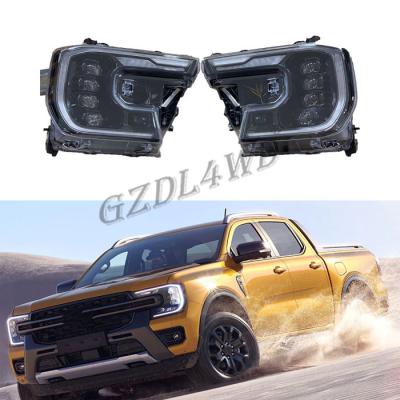 Κίνα Auto 4x4 Led Headlights For Ranger T9 Xl Xls Xlt 2023 Αναβάθμιση σε κιτ αντικατάστασης Wildtrak προς πώληση