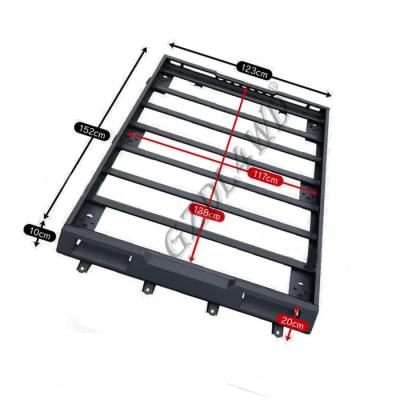 China grades de tejadilho de aço da plataforma da bagagem da cesta do telhado do carro 4X4 para os portadores GZDL4WD da carga de JB74 JB64 à venda