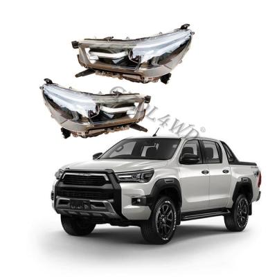 China Auto-Scheinwerfer entsprechen Toyotas Hilux 2021 der Körper-4x4 Scheinwerfer Ausrüstungs-Verschönerungs-LED zu verkaufen