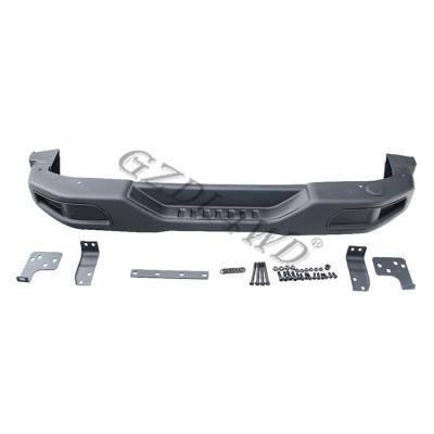 China Jeep JK Wrangler-Schutz-Back Rear Bumper-Stange mit Ersatzrahmen-Schwarzpulver beschichtete Stahl zu verkaufen