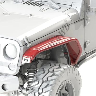 China Stootkussen het over land van Buisoff road flakkert Aluminium Zwart die Poeder voor Jeep JK Wrangler met een laag wordt bedekt Te koop