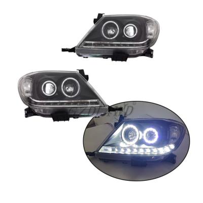 China Kundenspezifische LED-Scheinwerfer für Toyota Hilux Kun 2005 2014 Hilux Vigo Front Lights zu verkaufen