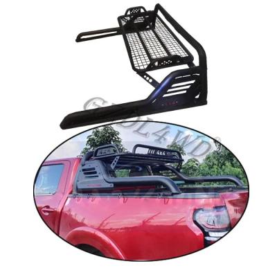 China Textured Black Steel Roll Bar For Pickup Trucks Universal Anti Sport Bar 4x4 for sale