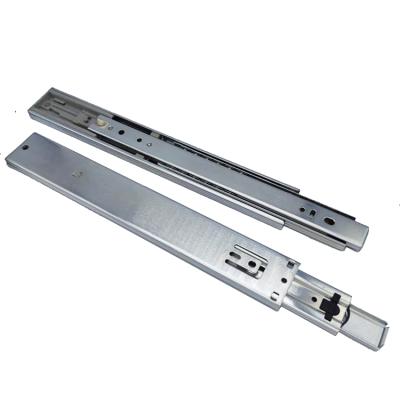 China 3 Fold+Full Extension Ball Bearing Full Extension Soft Narrow Hidden Roller Drawer Slide for sale