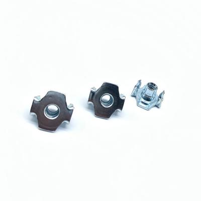 China High Quality Retail Industry Four-jaw Inverted-tooth Taper Expansion Board Slotted Nut 1/4T Nut for sale