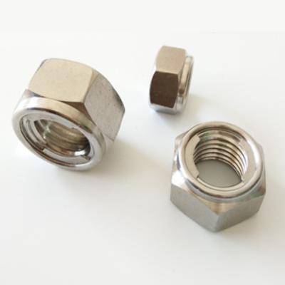 China Heavy Industry Hex Lock Nuts With Metal Lock Plates (Type M) DIN980 for sale