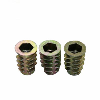 China Heavy Industry Nut Manufacturing Hex Carbon Steel Threaded Insert Cone Trapezoidal Lock Nut for sale