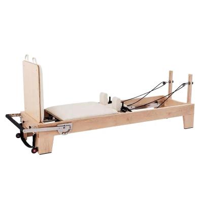 China Fitness Center Custom pro yoga Body Building Gym Home Fitness Equipment Maple Wood Pilates Reformers Bed Machine for sale