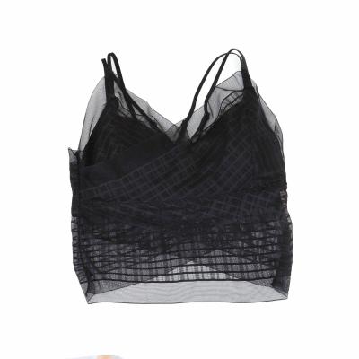 China Summer V-Neck Women Girls Bralette Beautiful Cup Vest Bra Wire Free Breathable Short Back Strapless Top Tube Top Lace Up Chest Wrap for sale