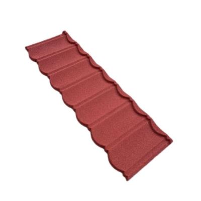 China Modern Villa Rooftop Design Colorful Stone Coated Sheet Material Metal Steel Roofing Construction Roof Tiles for sale