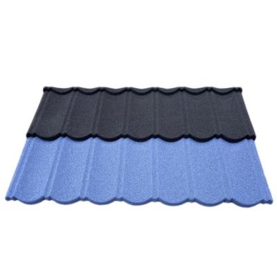 China Chips Coated Roofing Modern Decorative Colored Trim Sand Steel Roof Stone Coated Roof Tiles South Africa for sale