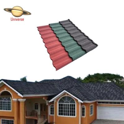 China Modern Cheap Price Good Quality Stone Coated Classic Frame Roofing Sheet Glazed Metal Steel Tiles for sale