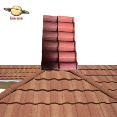 China Modern Decorative Roof Panel Heat Resistance Colorful Stone Coated AL-ZINC Metal Roof Tiles For America Price for sale