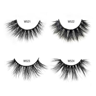 China Long Natural Water Coated Lashes Aqua Mink Lashes Faux Eye Water Activated Lashes for sale