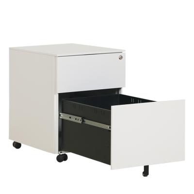 China Adjustable (Height) Preassemble Metal 3 Drawers Pedestal HS Movable Code for sale