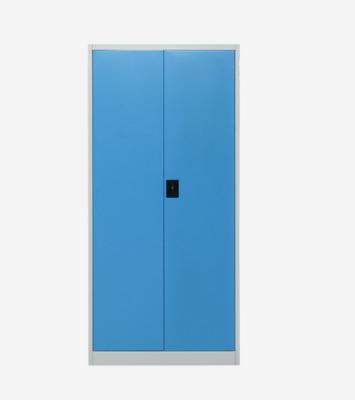 China Folding Metal Closet Swing Door (Height) Adjustable Blue Office with 4 Shelf Metal Filing Cabinet for sale