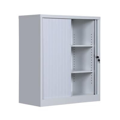 China Adjustable White Shutter Door Roller Steel Closet (Other)/Sliding PVC Door Steel Filing Cabinet/Mini Storage Cabinet for sale