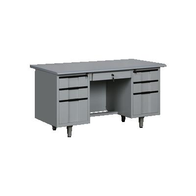 China Modern Factory Outlets MDF Office Table Metal Desk Computer Table Office Desk for sale