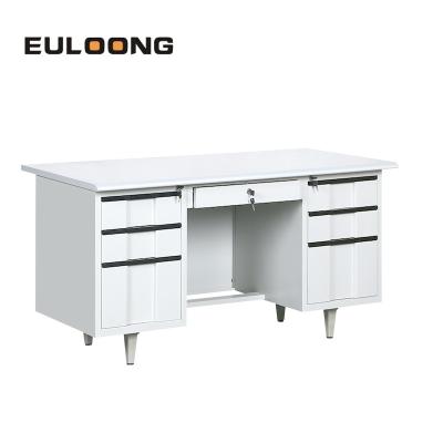 China Office desk computer table computer table design with drawers cabinets for sale