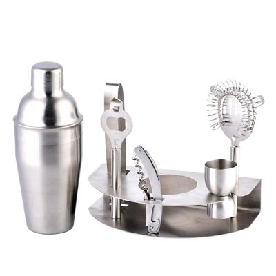 China Viable Wholesale Custom Logo Stainless Steel Premium Shaker 500ml Cocktail Shaker Home Bar Set for sale