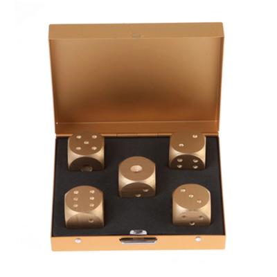 China 5 Die Set Roll Aluminum Alloy Set Of Aluminum Dies For Games for sale