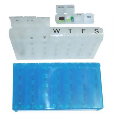 China Plastic Pill Box Disposable 7 Day Gift 28 Portions for sale