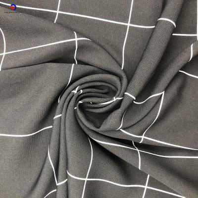 China Waterproof 100% Polyester Fabric Textiles For Women Shirt Garment Chiffon Fabric Printed for sale