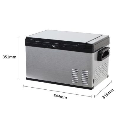 China Refrigerador portátil de 12V/24V para acampar en automóviles y para aventuras al aire libre en venta