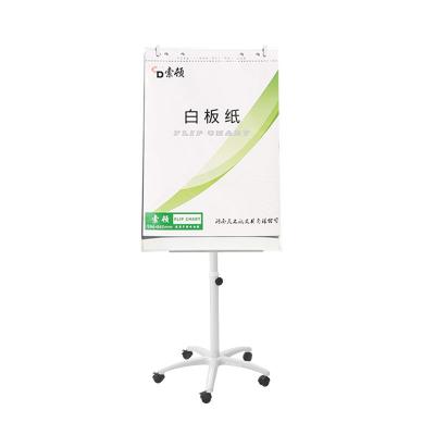 China Soft Writing Round Tubular Base Magnetic White Board Poster Movable Flipchart Flipchart Easel Stand 60x90 for sale